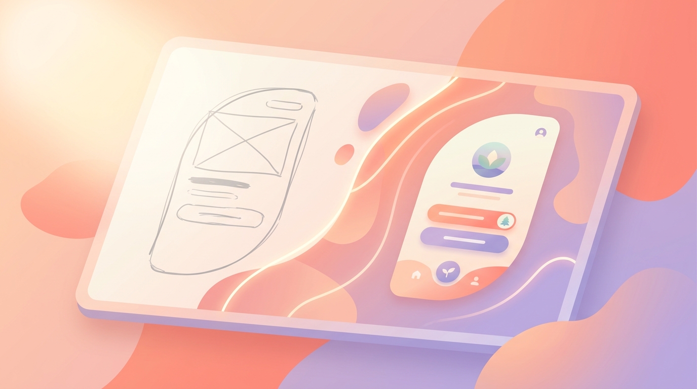 Ethan Cole discussing designing against AI slop in wellness apps on a whiteboard
