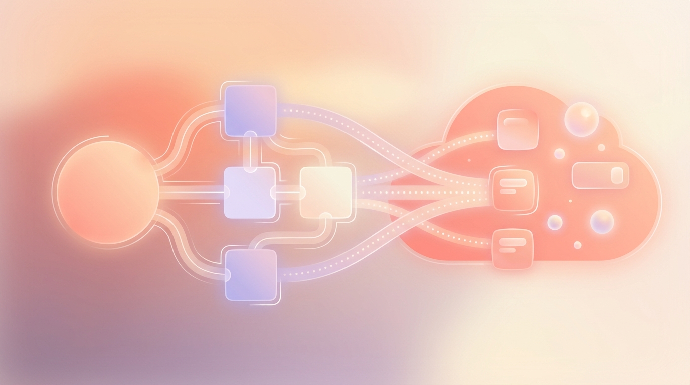 A technical diagram sketched on a whiteboard showing cloud-based LLM memory architecture with vector embeddings and secure cloud storage.