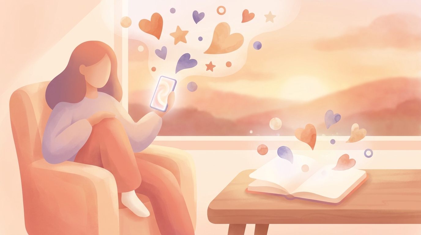 A person holding a smartphone looking stressed, representing infinite scroll anxiety